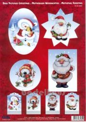 Stanzbogen-Set Lustige Weihnachtsmnner 83585 REDDY